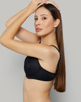 LA SENZE SPELLBOUND SEXY BLACK BRA 03YZ / 34C
